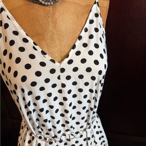 Black & White Polka Dot SunDress